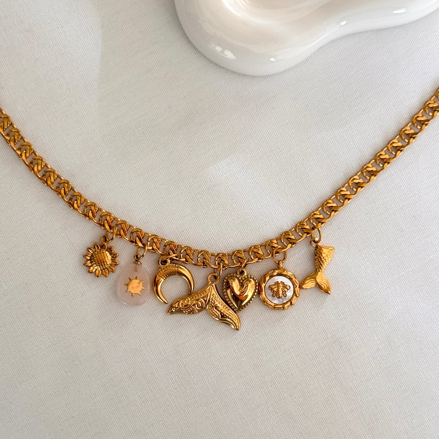 Whale Tale Charm Necklace