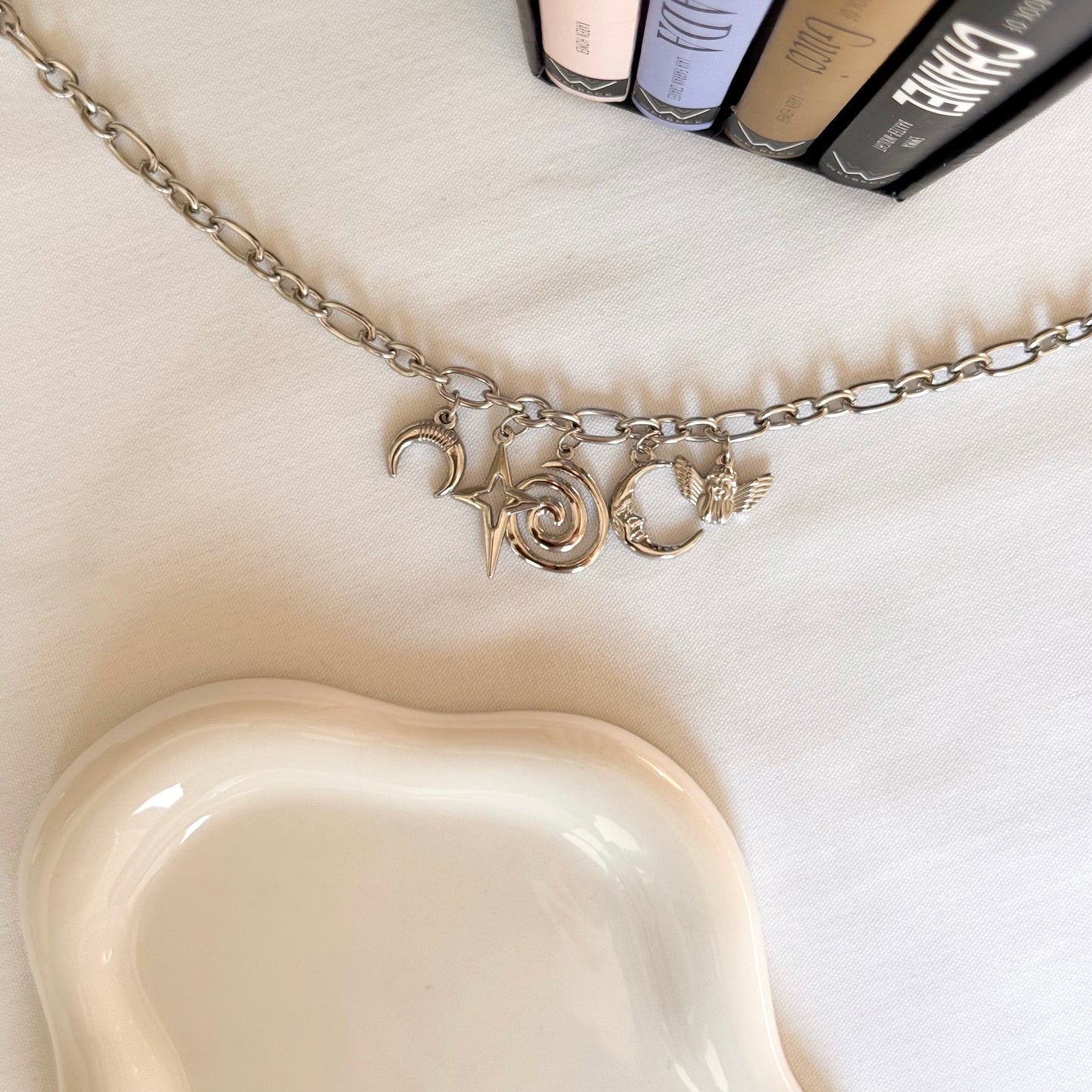 Swirl Charm Necklace