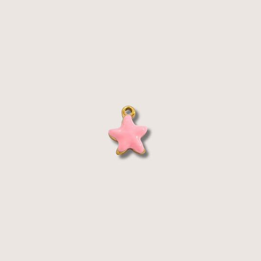 Pink Star Charms