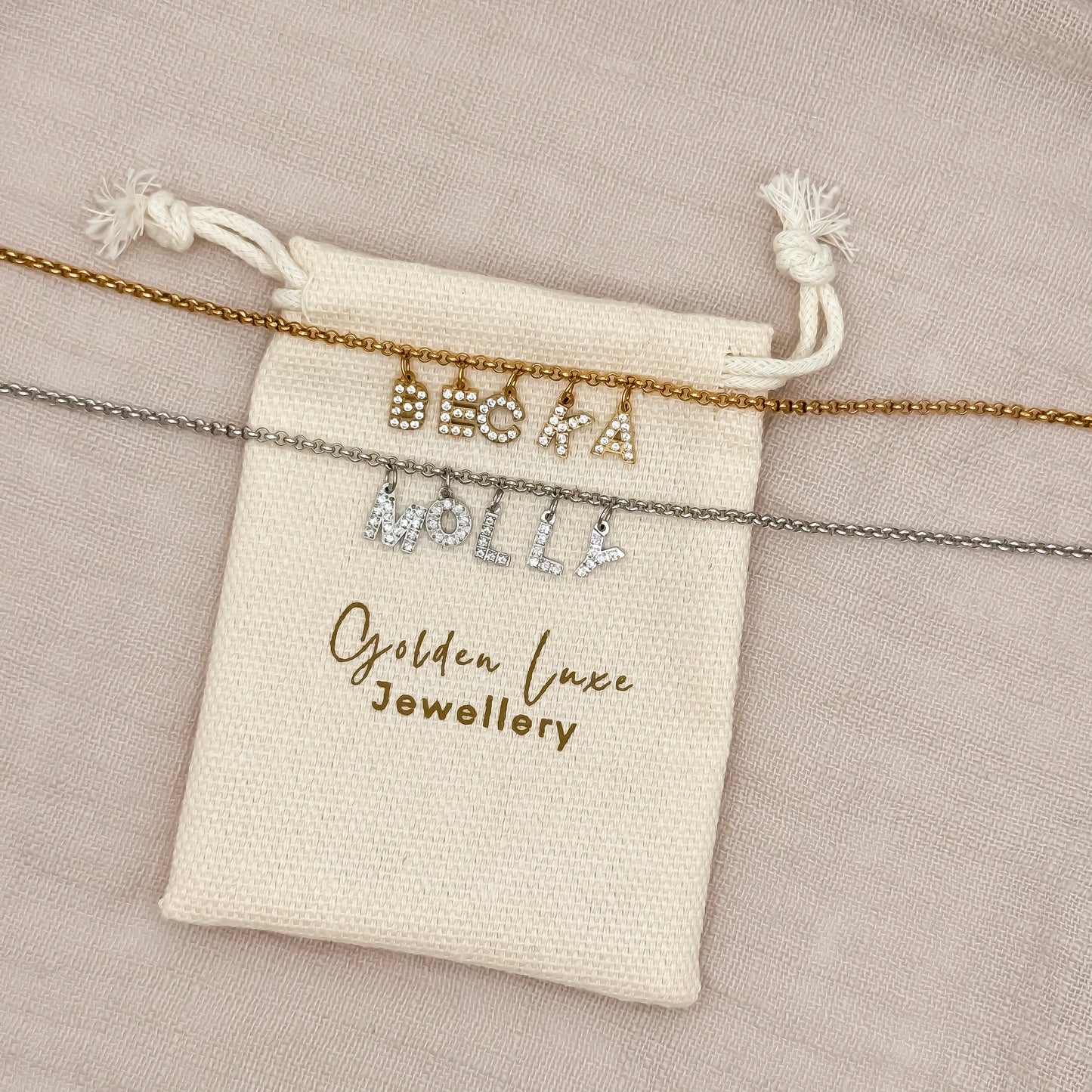 Name Charm Necklace
