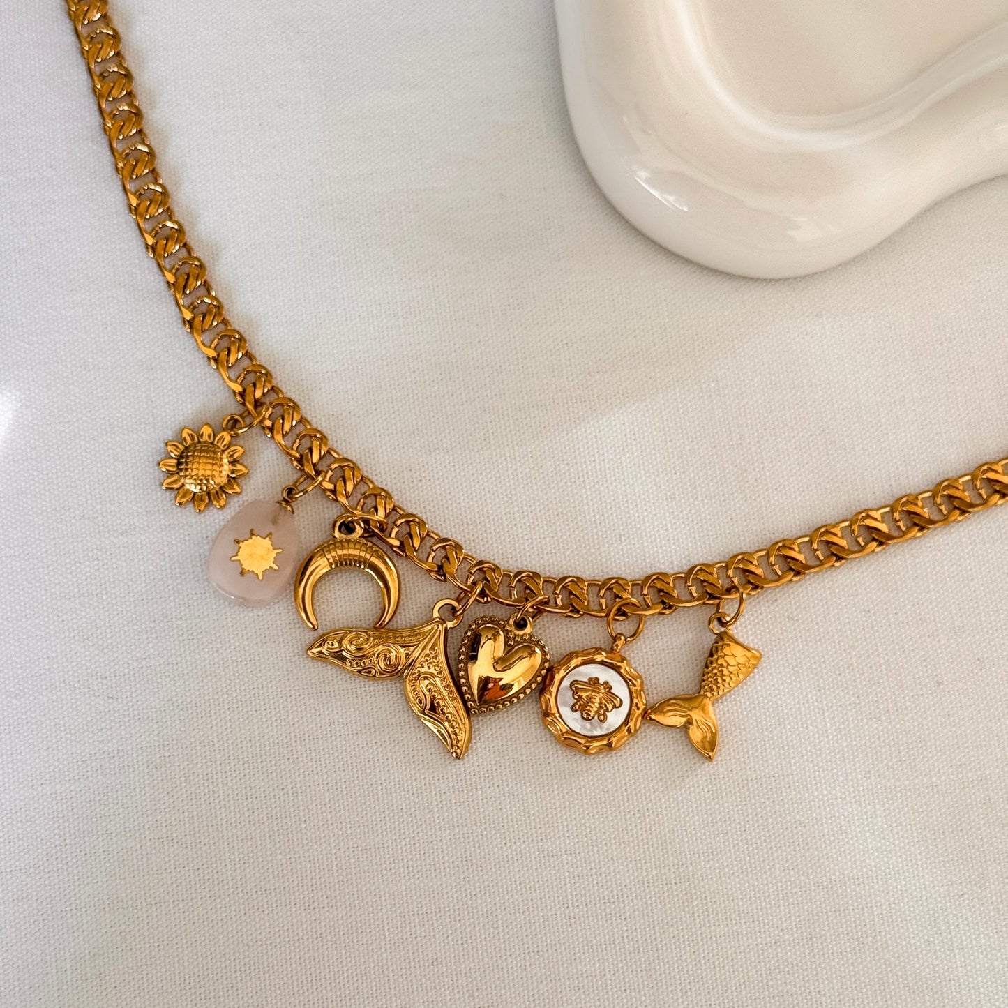 Whale Tale Charm Necklace