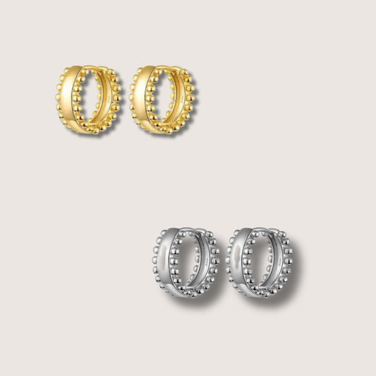 Bella Huggie Hoop Earrings