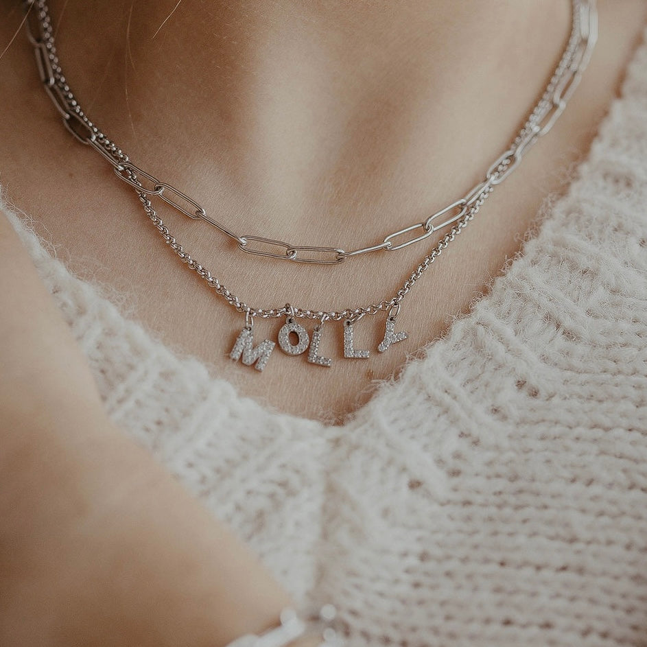 Name Charm Necklace