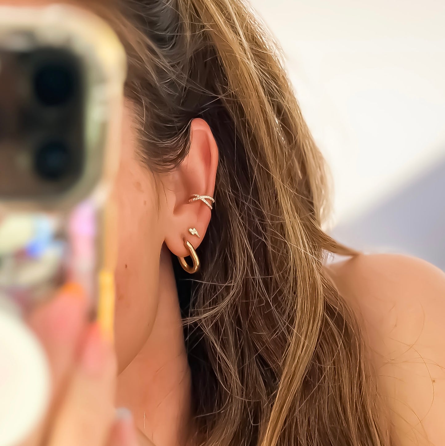 Lightening Bolt Studs