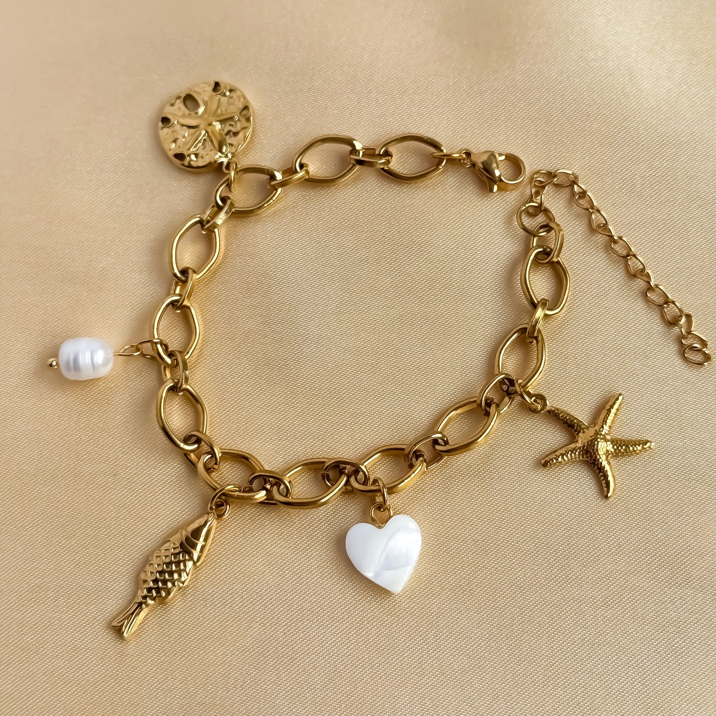 Fish Charm Bracelet