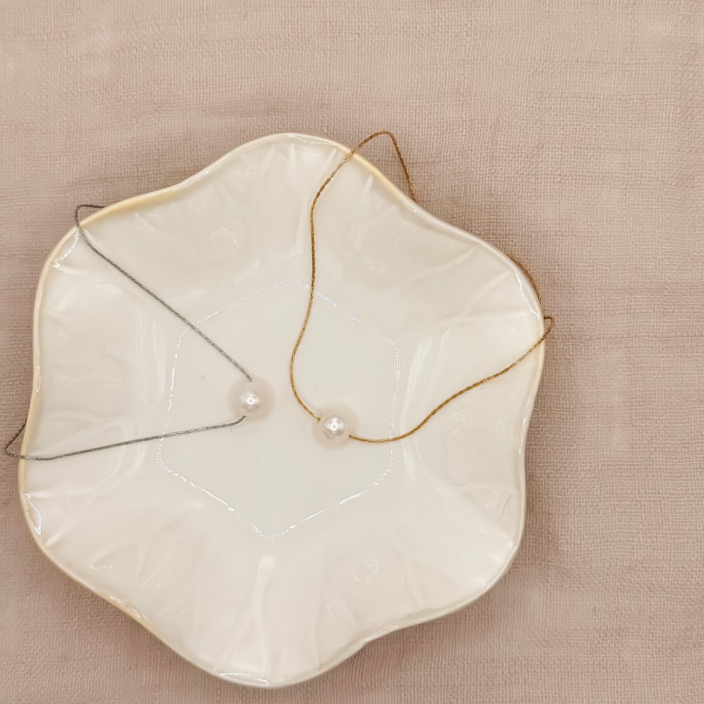 Jade Delicate Pearl Necklace