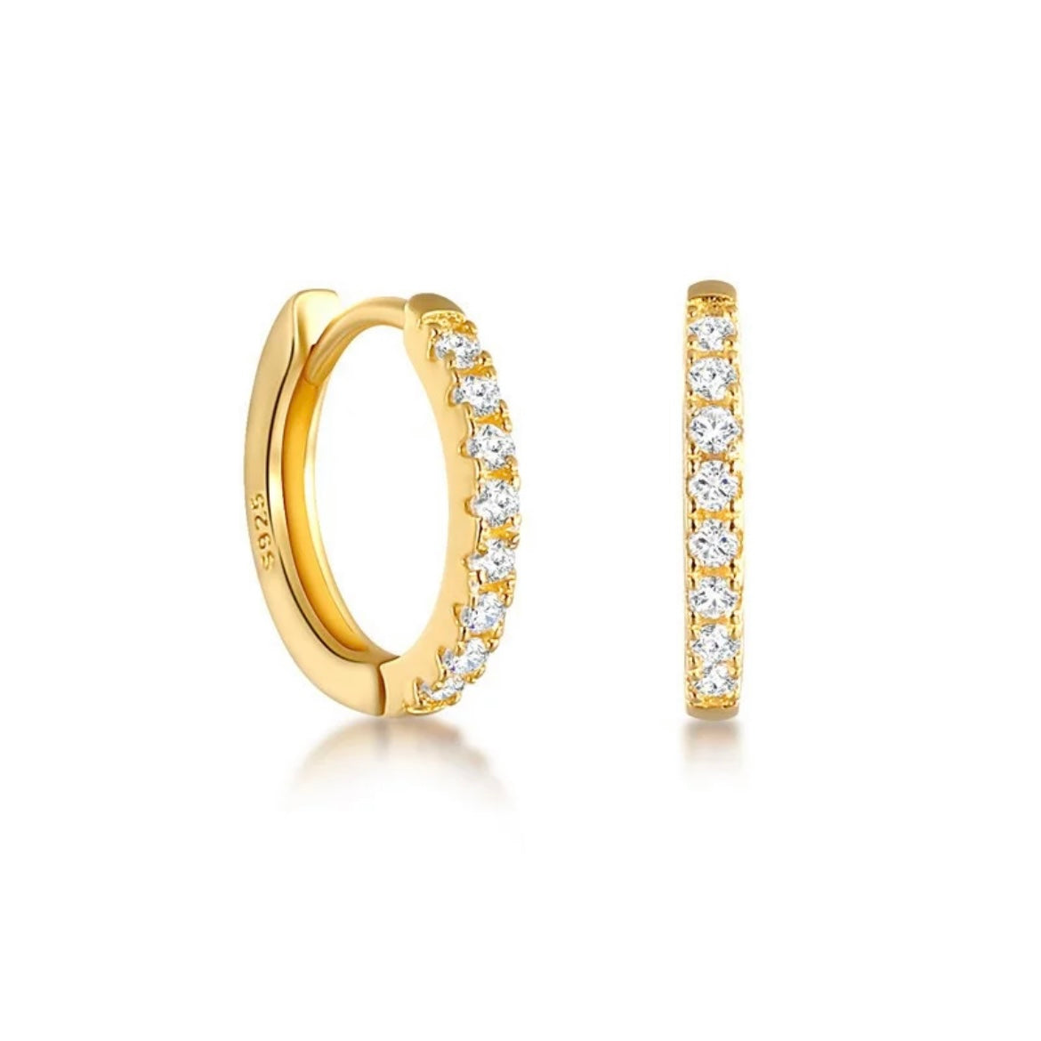 Chloe Huggie Hoop Earrings