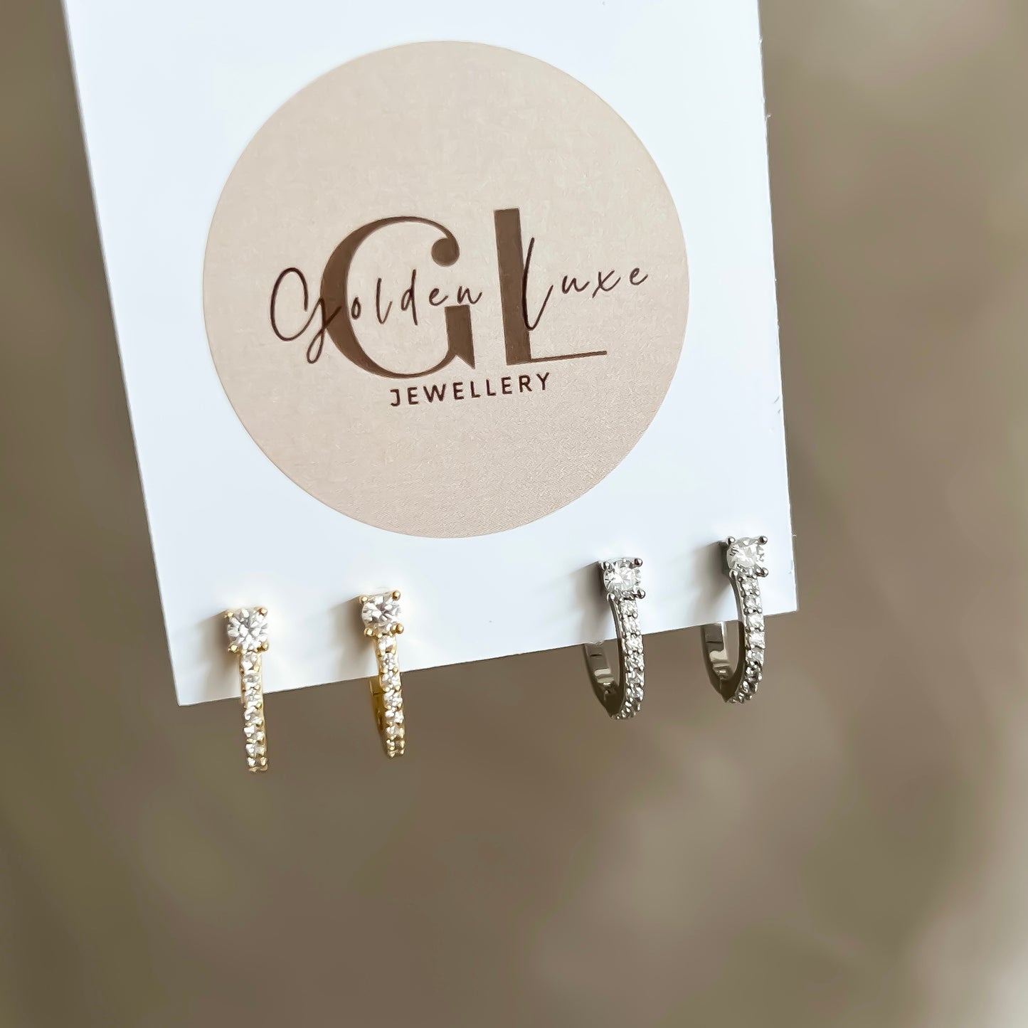Thea Huggie Hoop Earrings