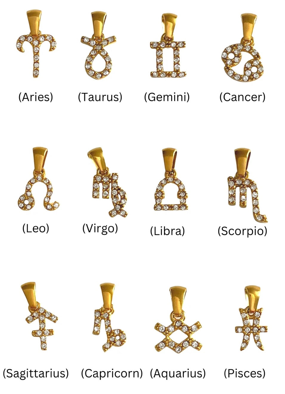 Zodiac Pendant Necklace