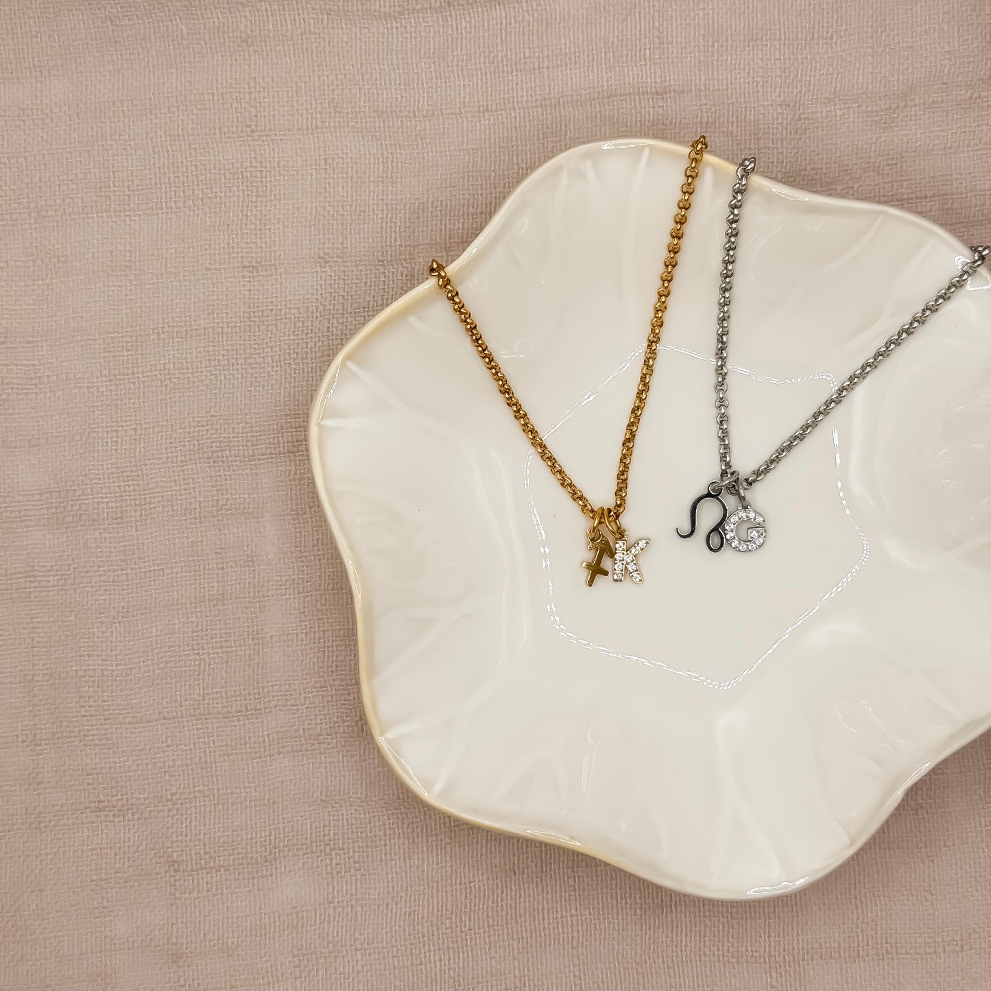 Initial Zodiac Necklace