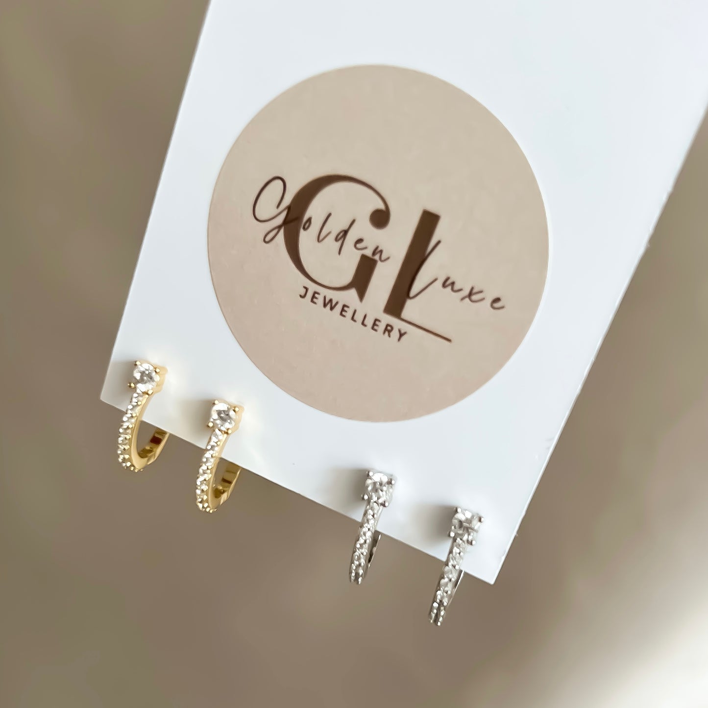 Thea Huggie Hoop Earrings