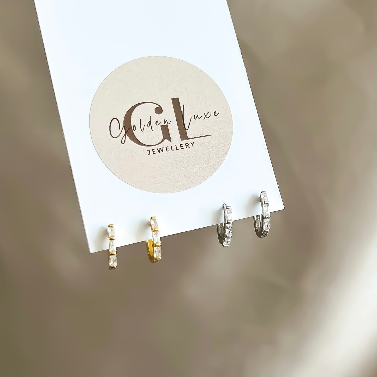 Charlie Huggie Hoop Earrings