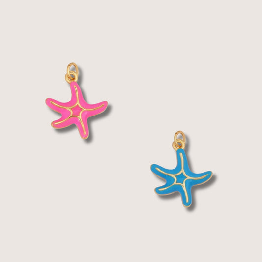 Pink Starfish Charms