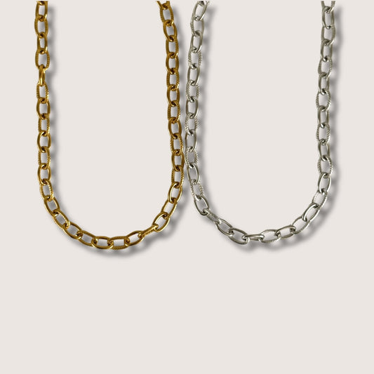 Chunky Multi Charm Necklace