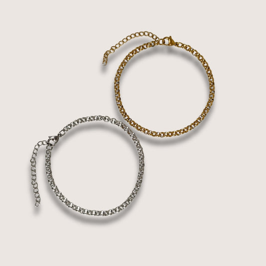 Rolo Multi Charm Anklet