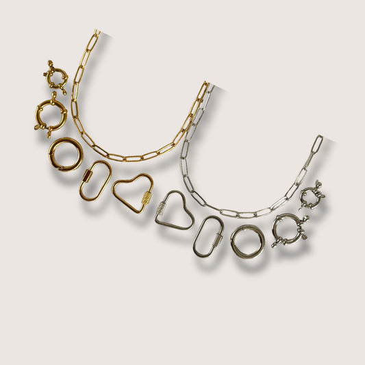 Paperclip Carabiner Bracelet