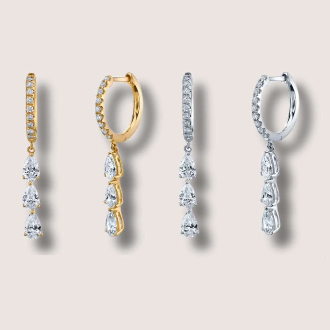 Darcie Huggie Hoop Earrings