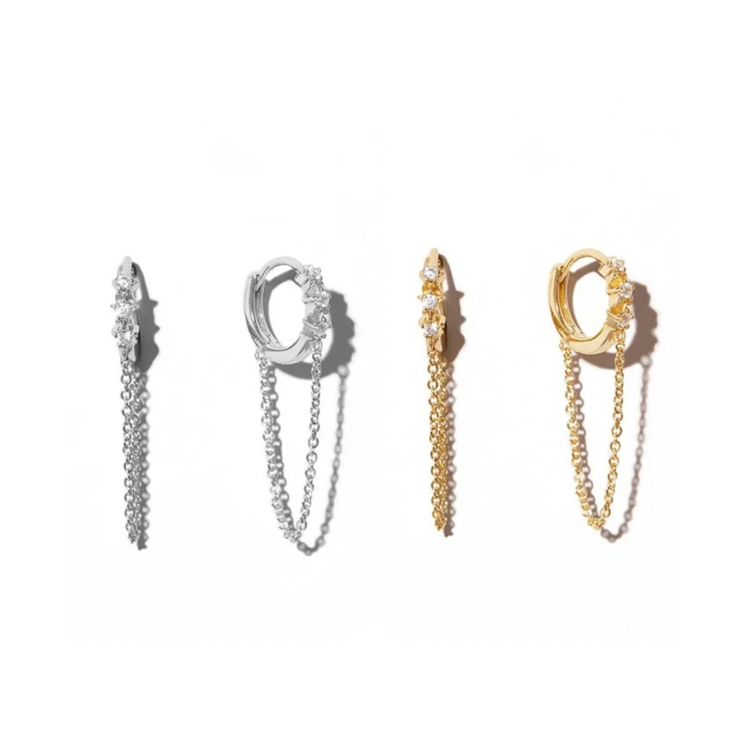Layla Huggie Hoop Earrings