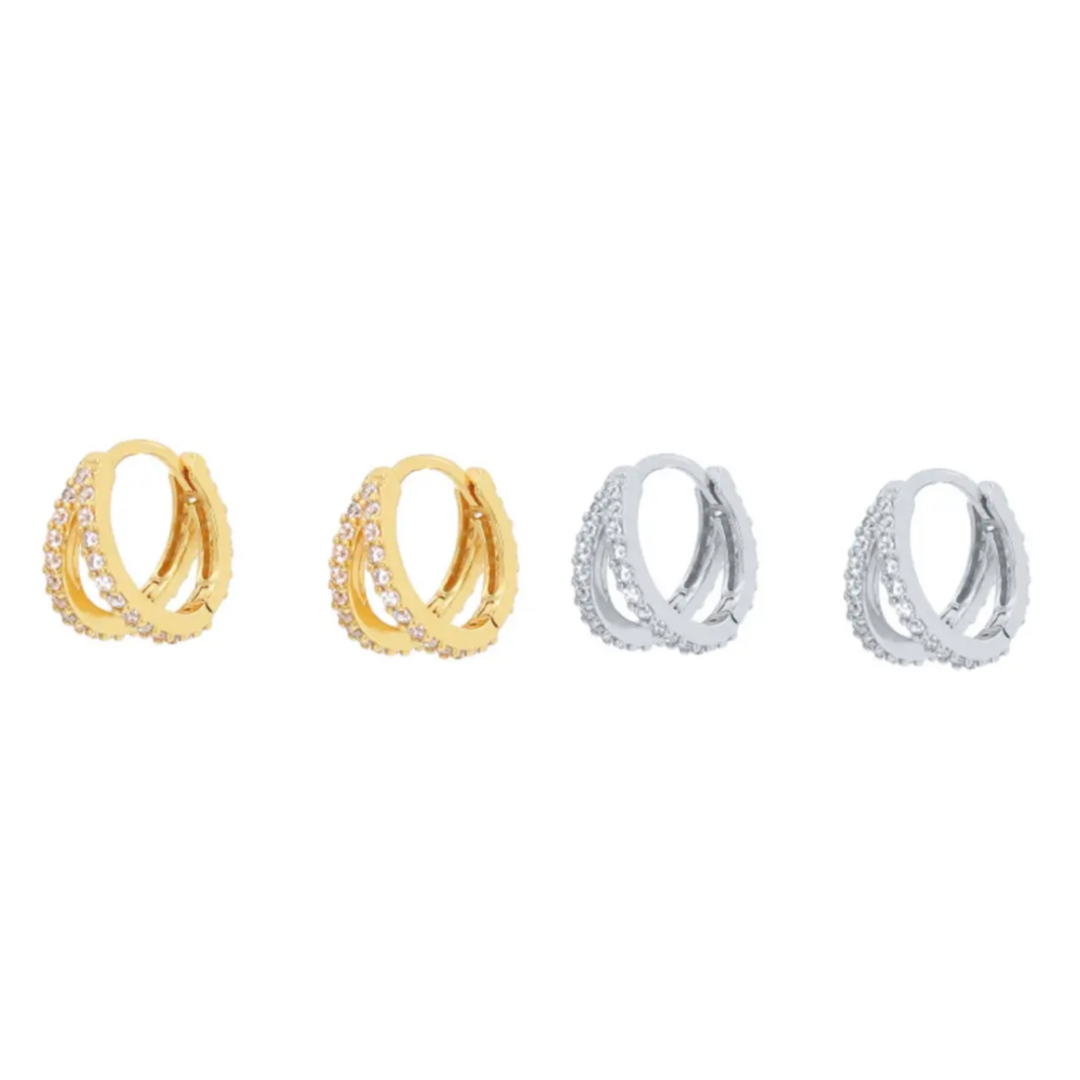 Kayleigh Huggie Hoop Earrings