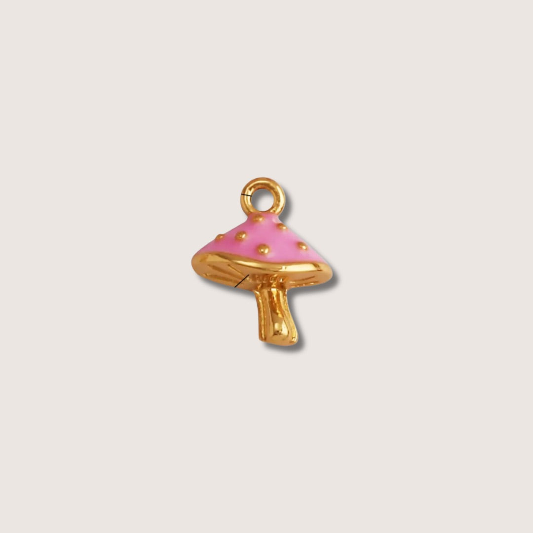 Mini Mushroom Charms