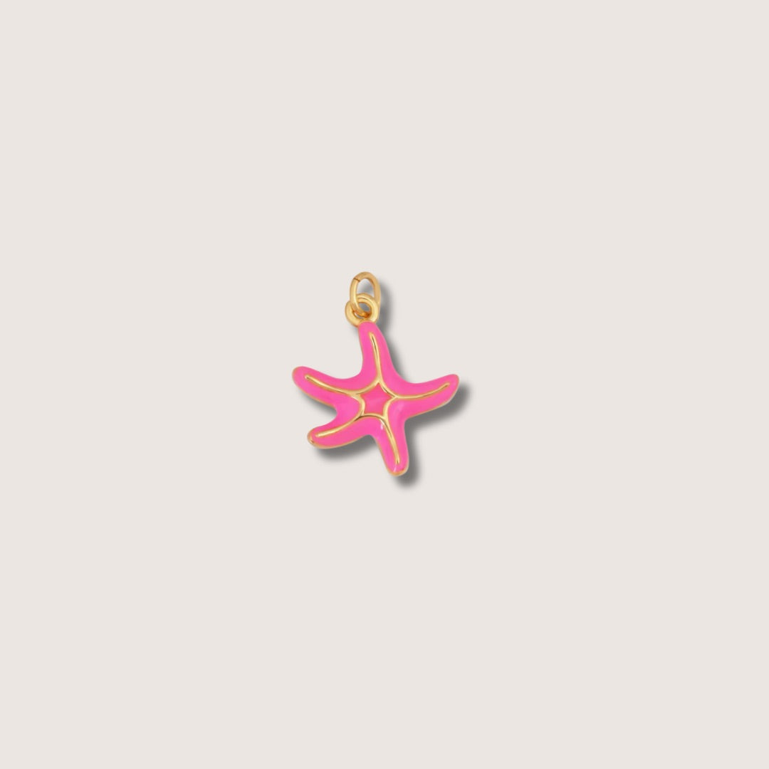 Pink Starfish Charms