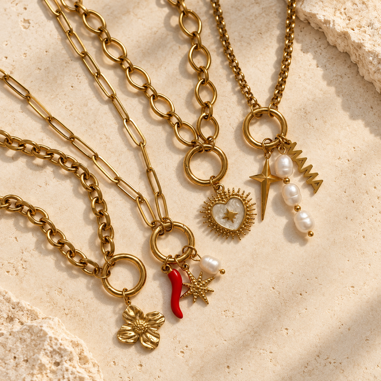 Carabiner Charm Necklaces