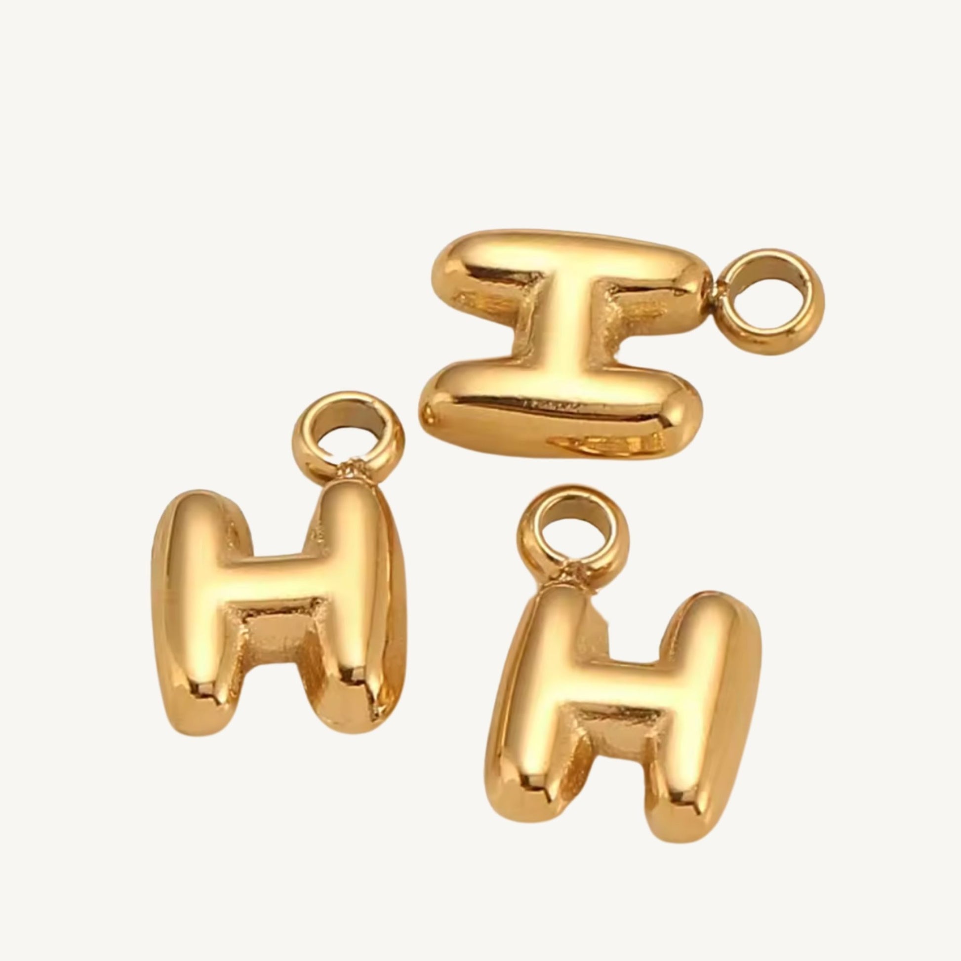 Mini Bubble Initial Charms
