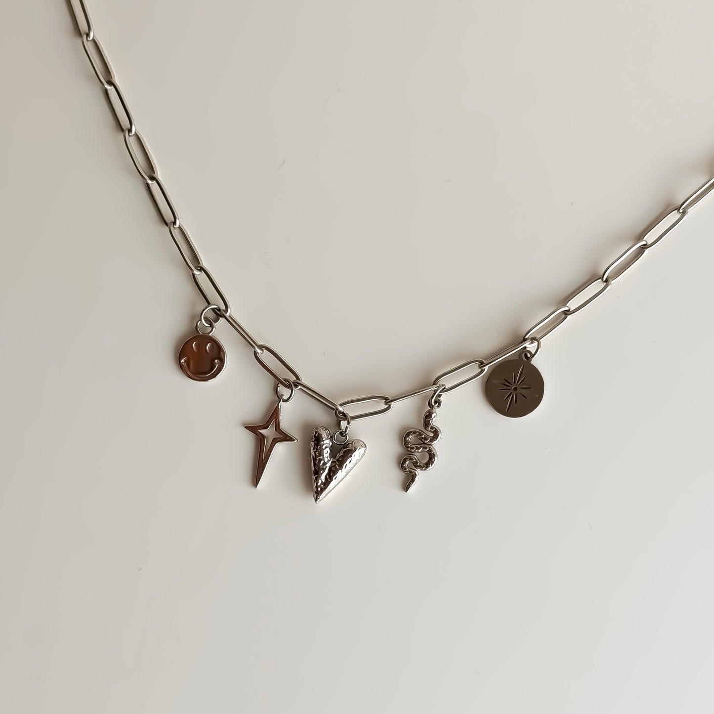 Silver Charm Necklace