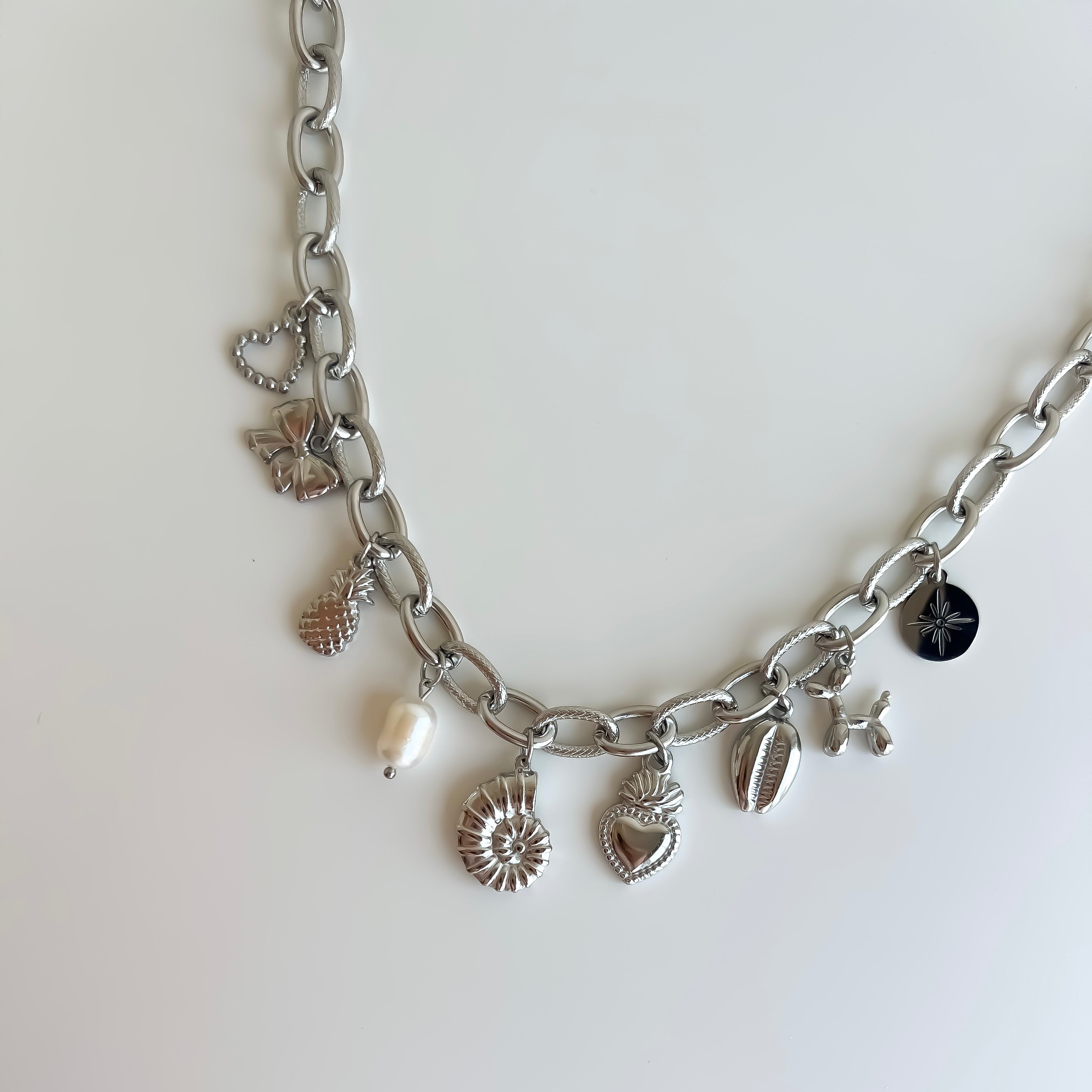 Silver Charm Necklace