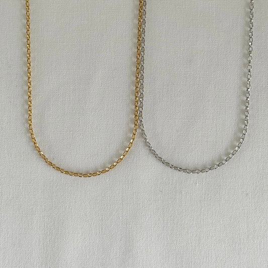 Dainty Rolo Multi Charm Necklace
