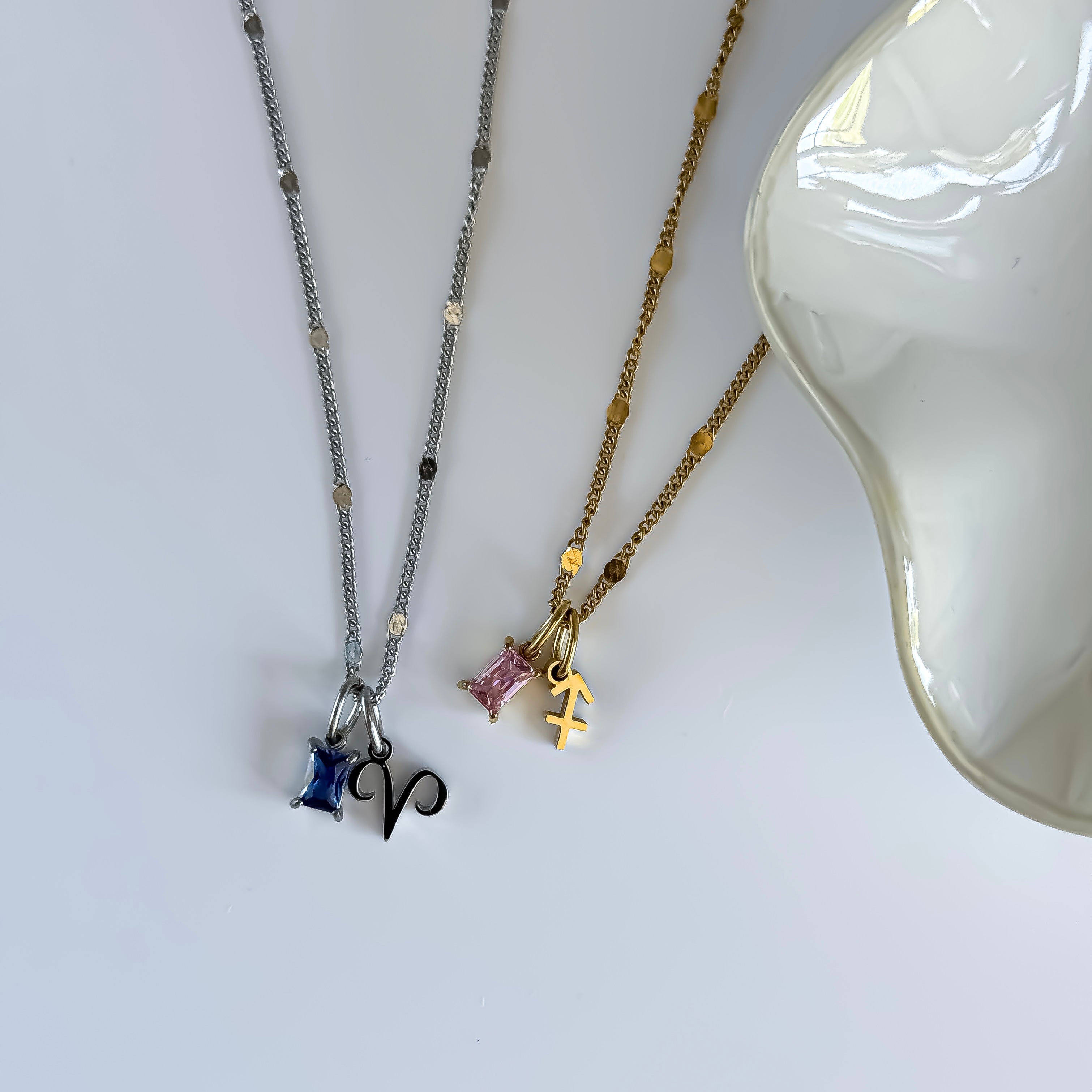 Birthstone Zodiac Necklace