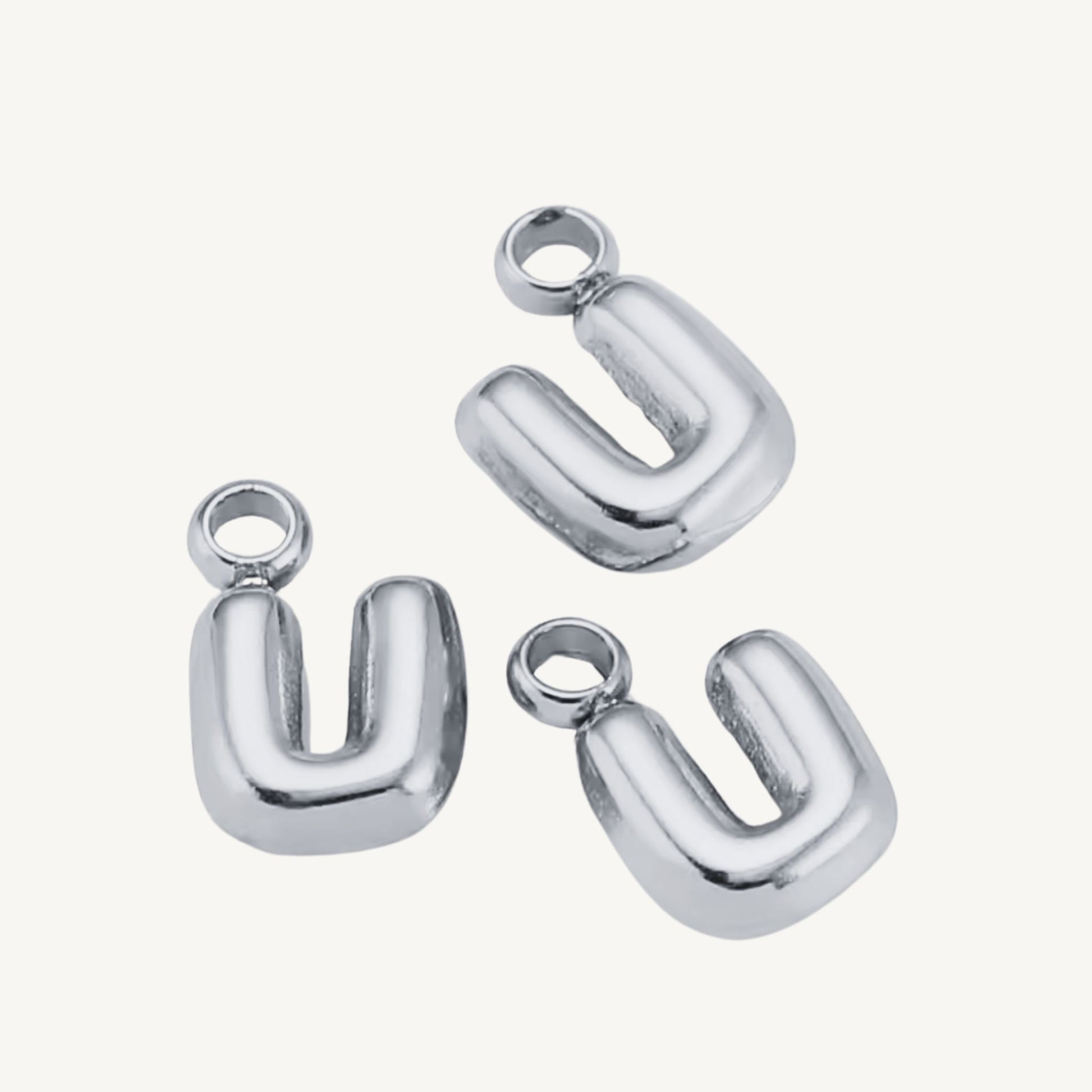 Mini Bubble Initial Charms