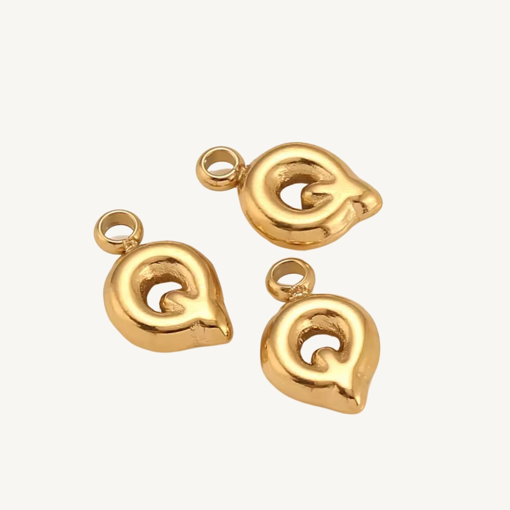Mini Bubble Initial Charms