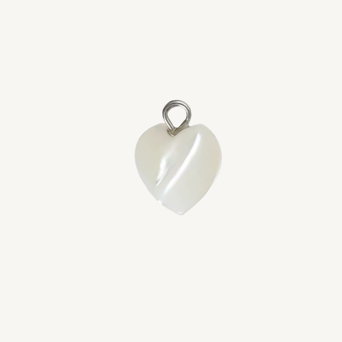 Pearl Heart Charms
