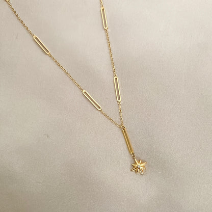 Star Drop Necklace