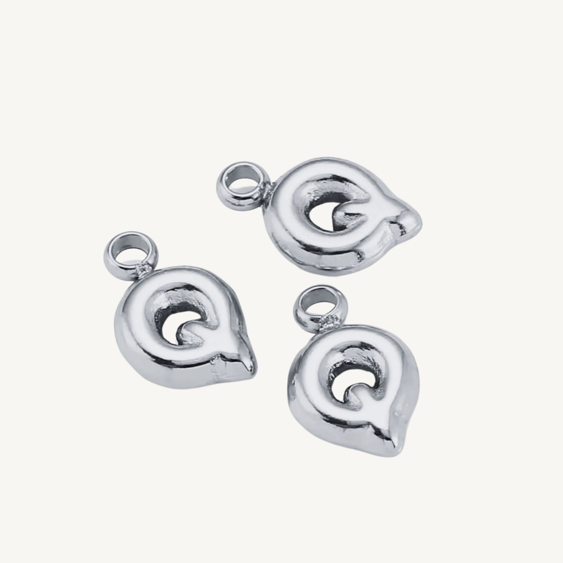 Mini Bubble Initial Charms