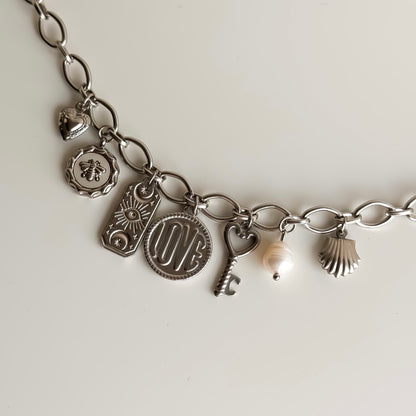 Silver Charm Necklace