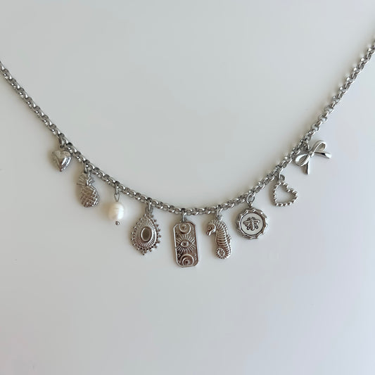 Silver Charm Necklace