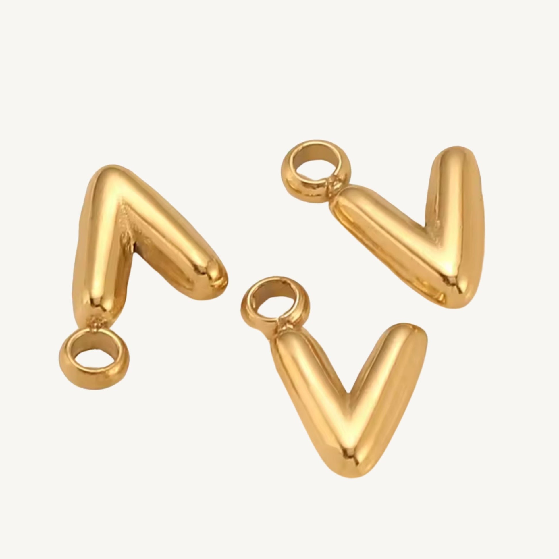 Mini Bubble Initial Charms