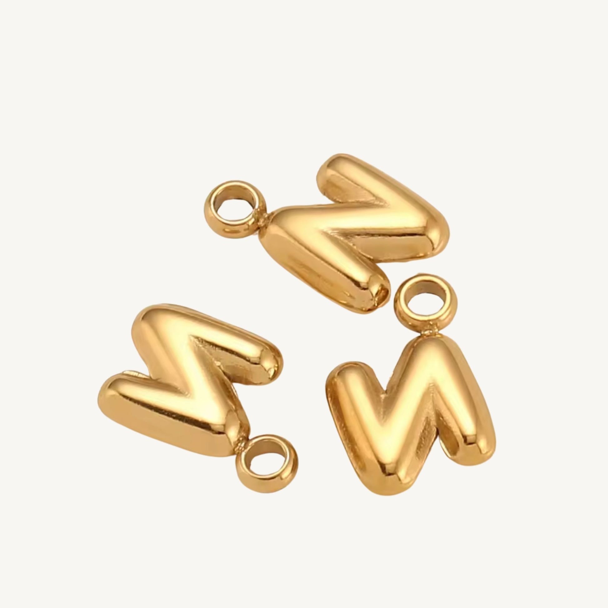 Mini Bubble Initial Charms