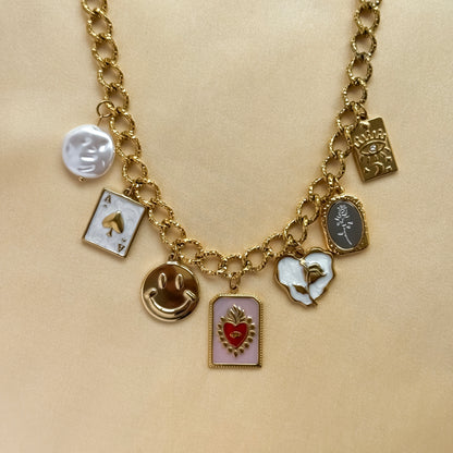 Flame Charm Necklace
