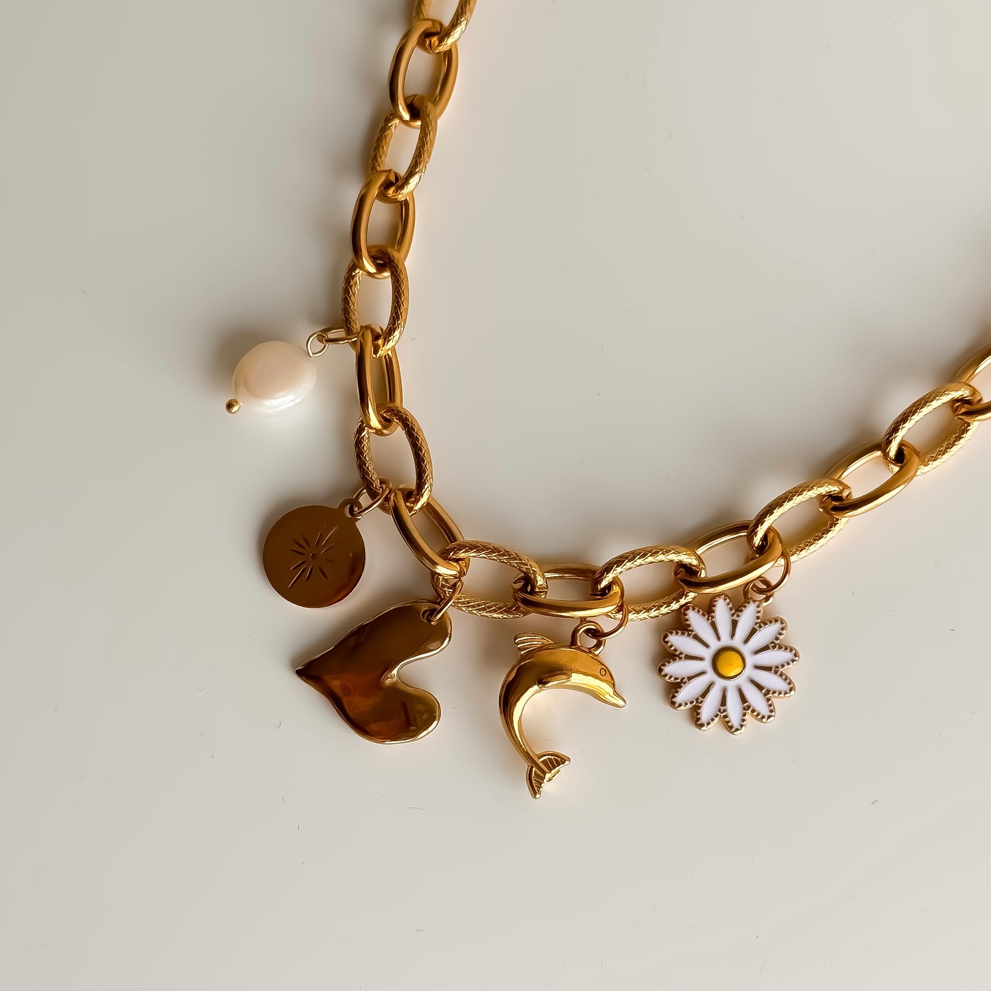 Gold Charm Necklace