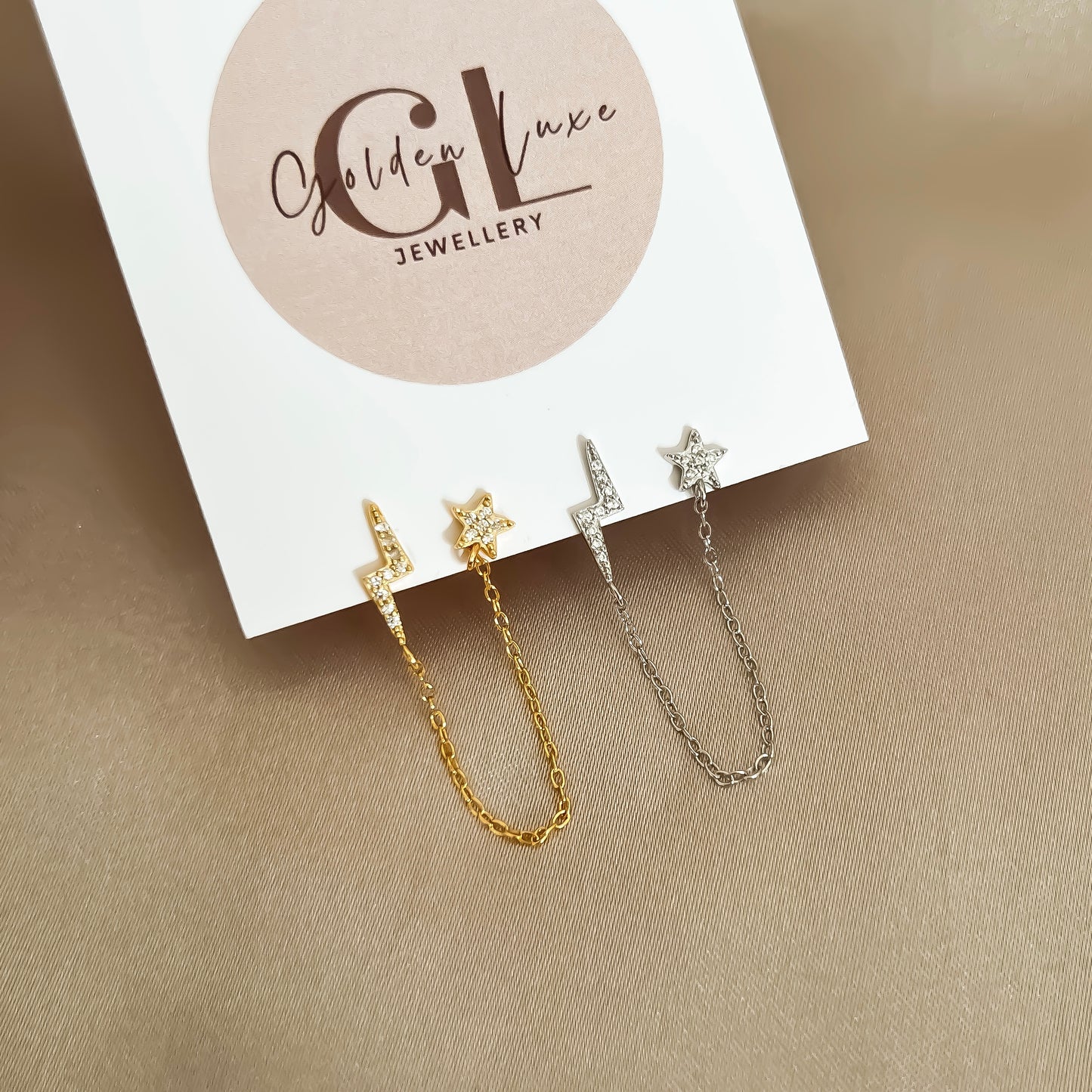 Celestial Chain Earrings