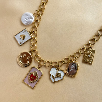 Flame Charm Necklace