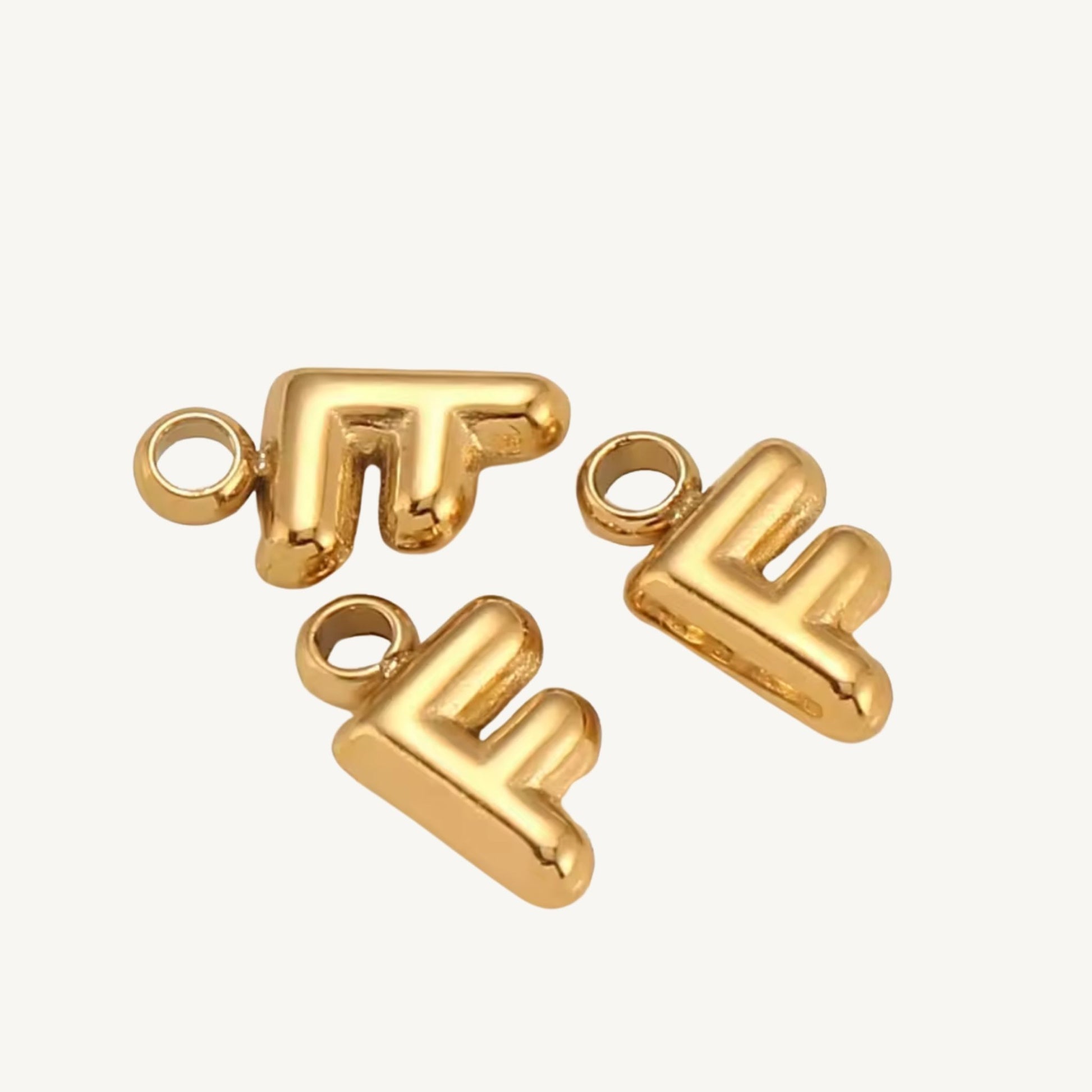 Mini Bubble Initial Charms