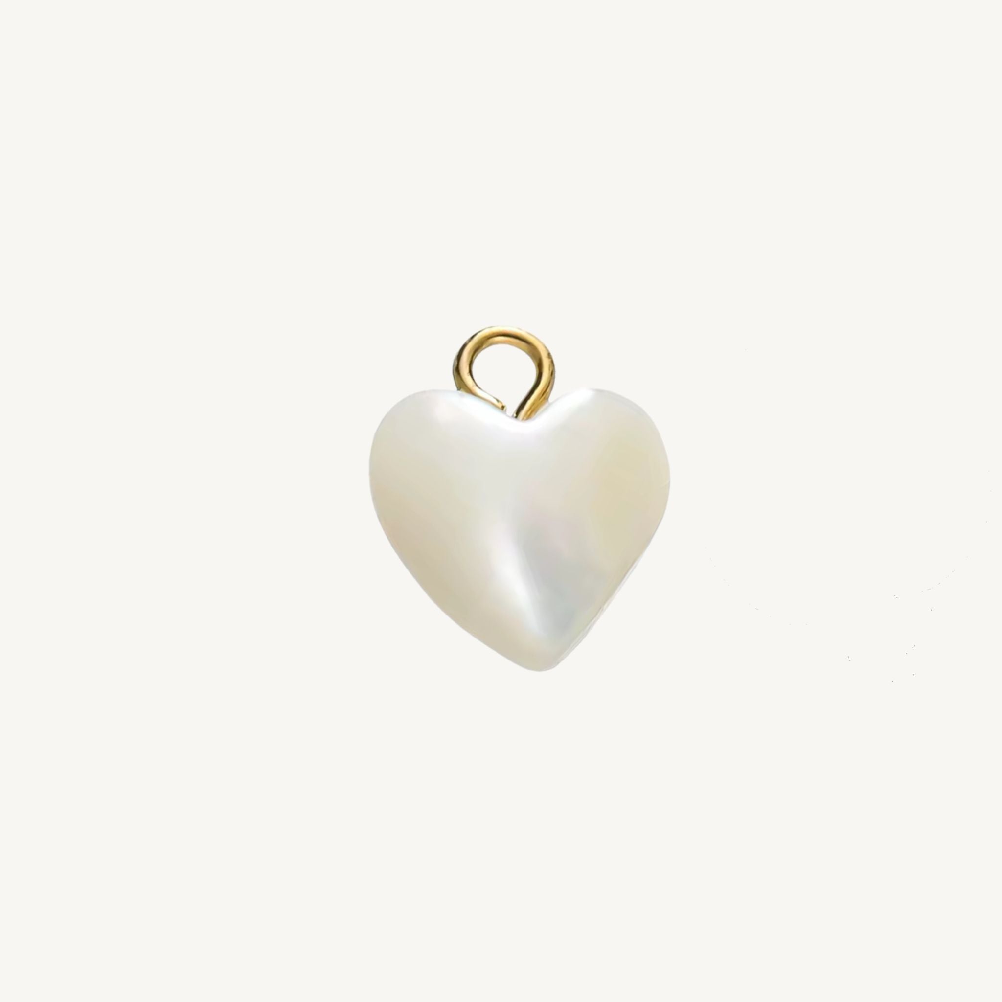 Pearl Heart Charms