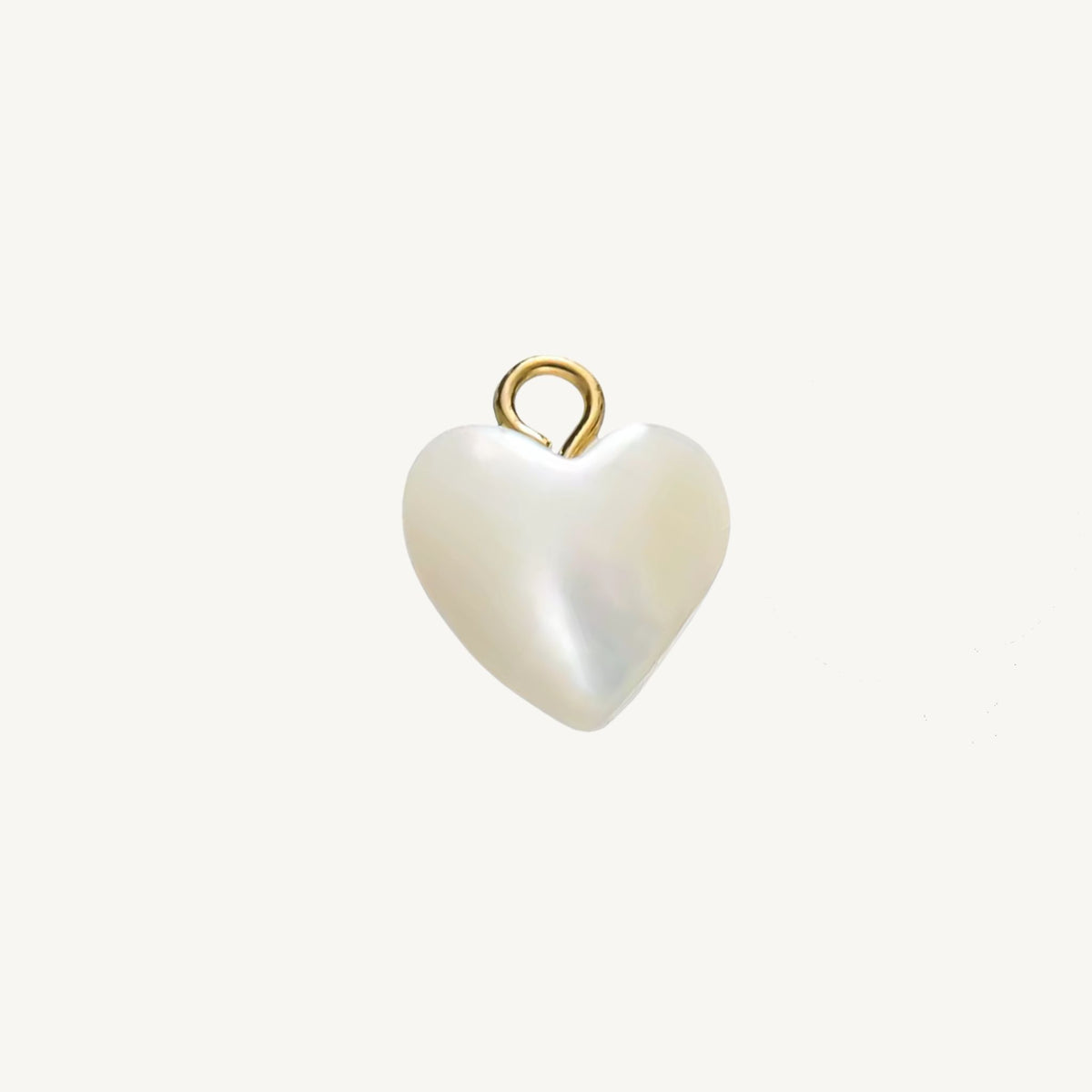 Pearl Heart Charms