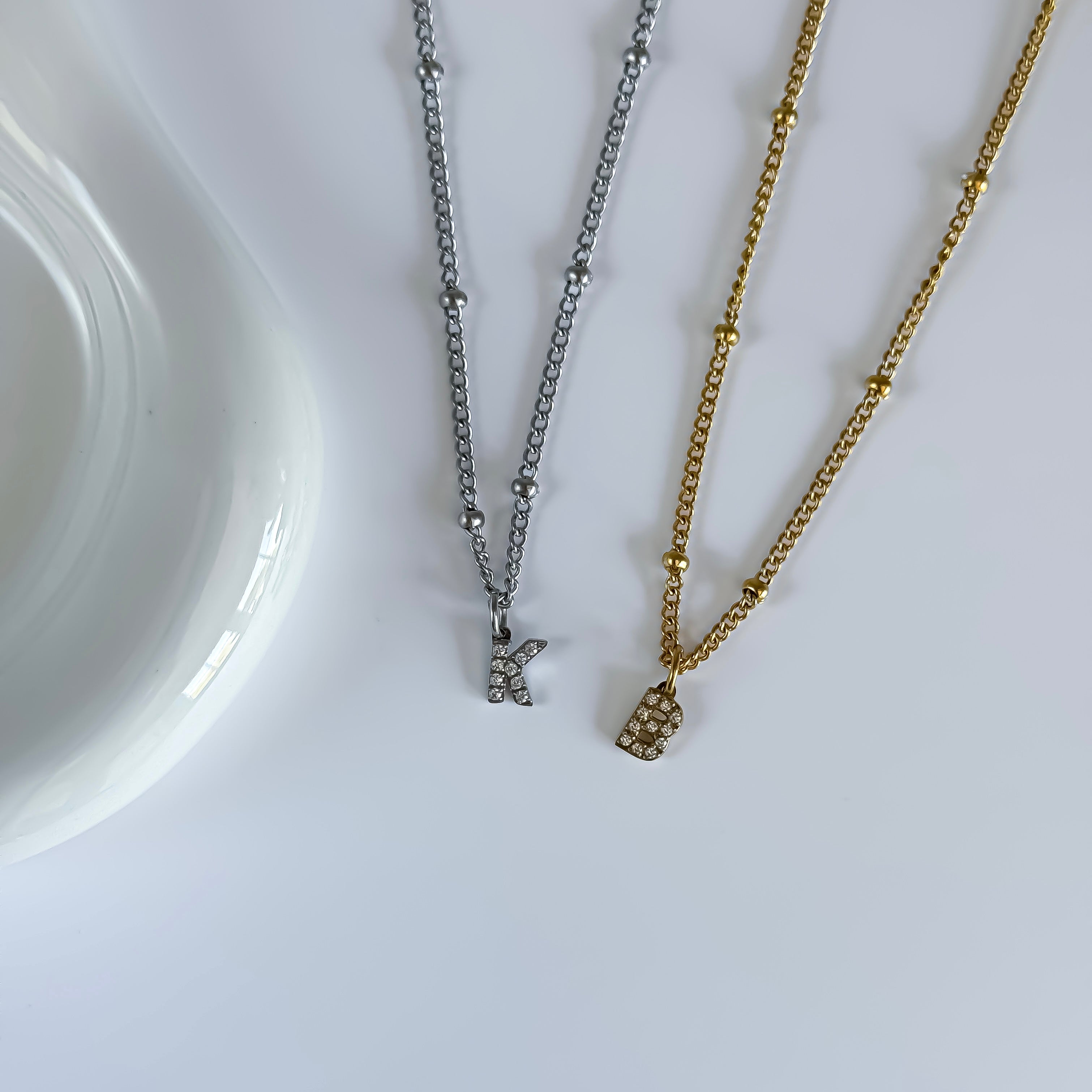 Dainty Initial Necklace