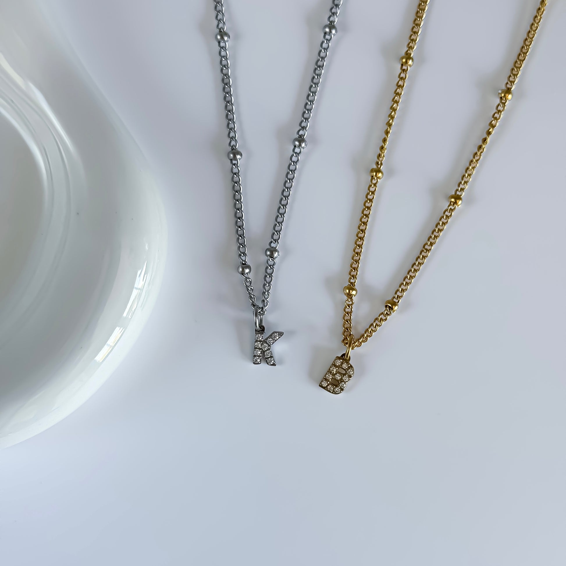 Dainty Initial Necklace
