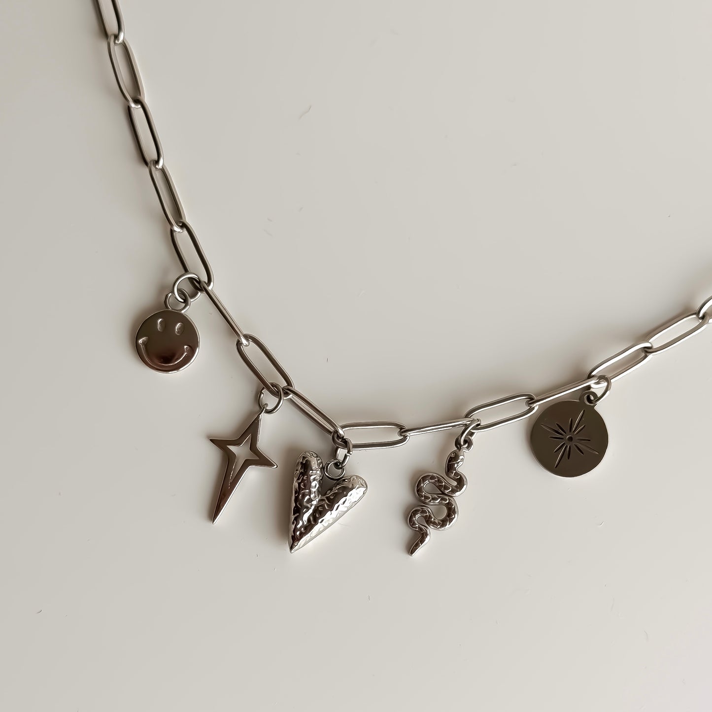 Silver Charm Necklace